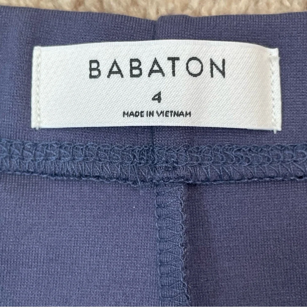 Aritzia Babaton Pencil Slit Pull-On Midi Skirt in Dive Blue Size 4
